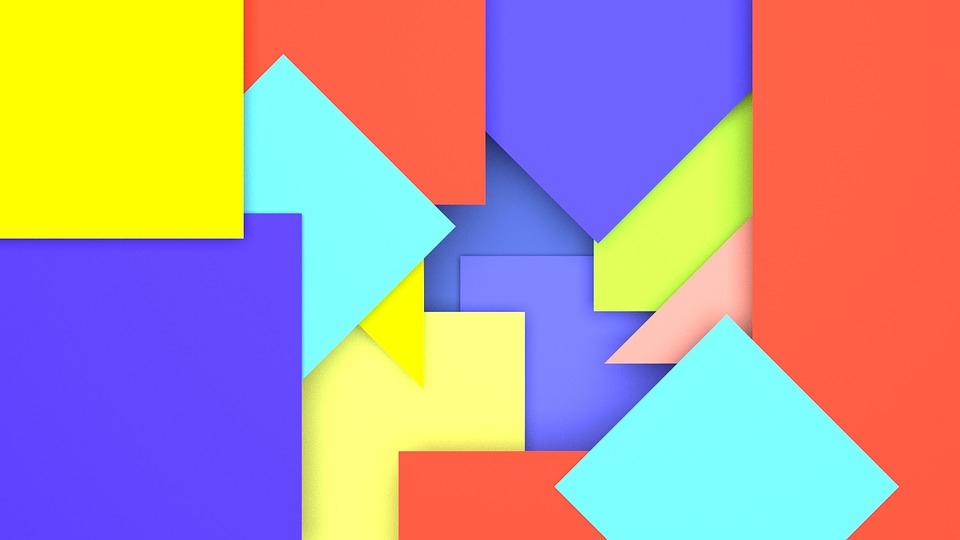 Wallpaper, Square, Triangle, Colourful - Square - HD Wallpaper 