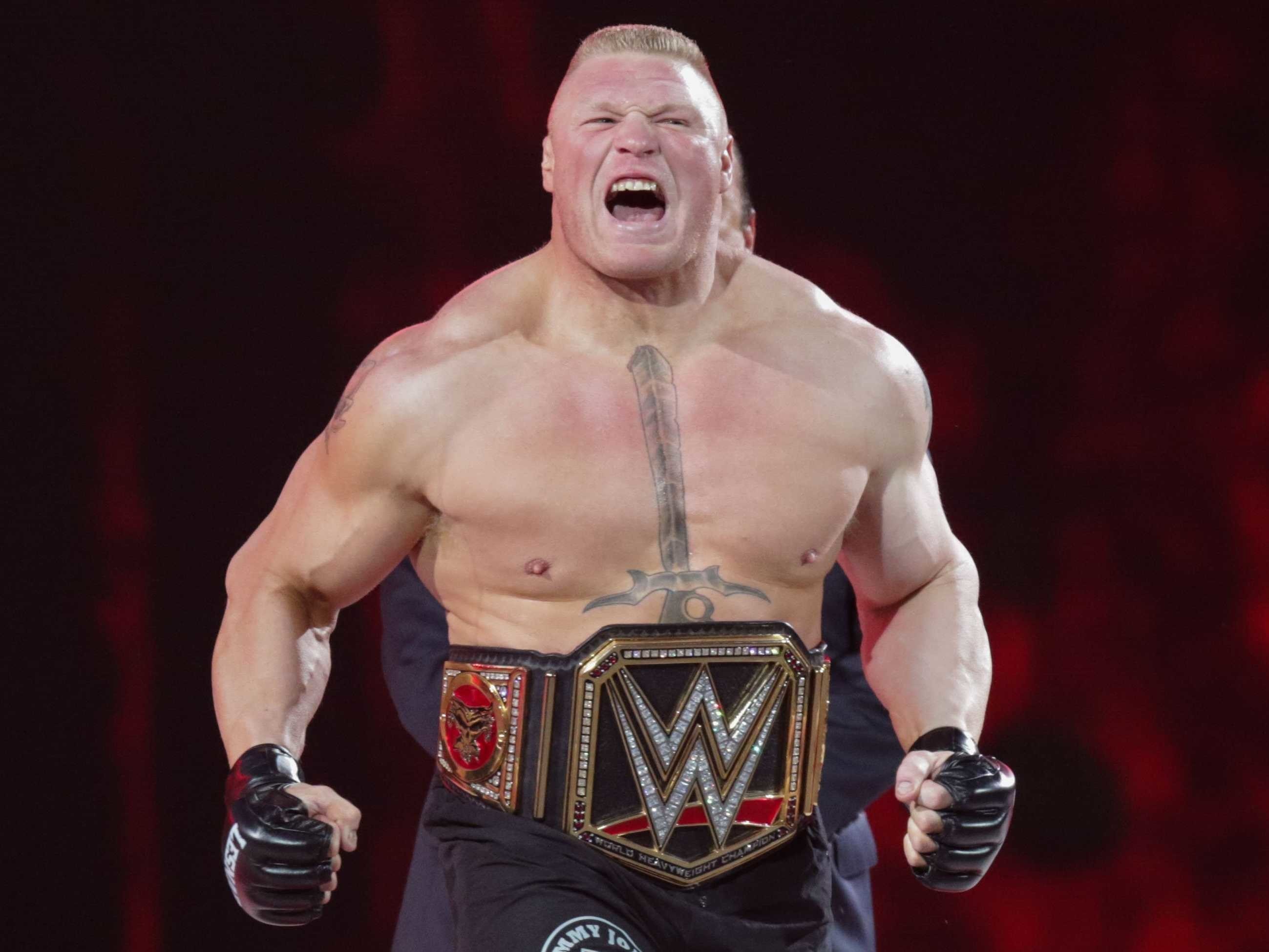 Brock Lesnar Will Make An Historic Return To Ufc 200 - Wwe Superstars Brock Lesnar - HD Wallpaper 