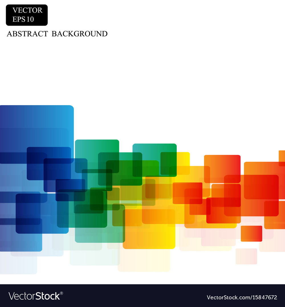 Colorful Square Abstract - HD Wallpaper 