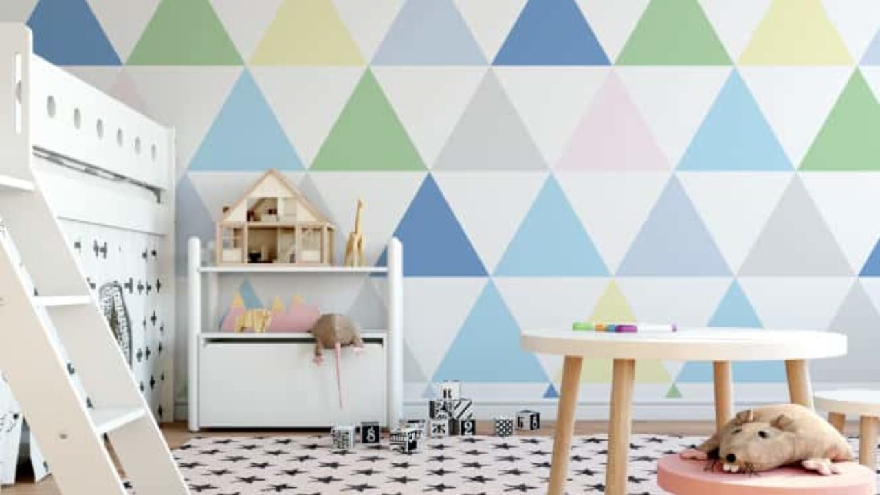 Rainbow Unicorn Mermaid Bedroom Idea - HD Wallpaper 