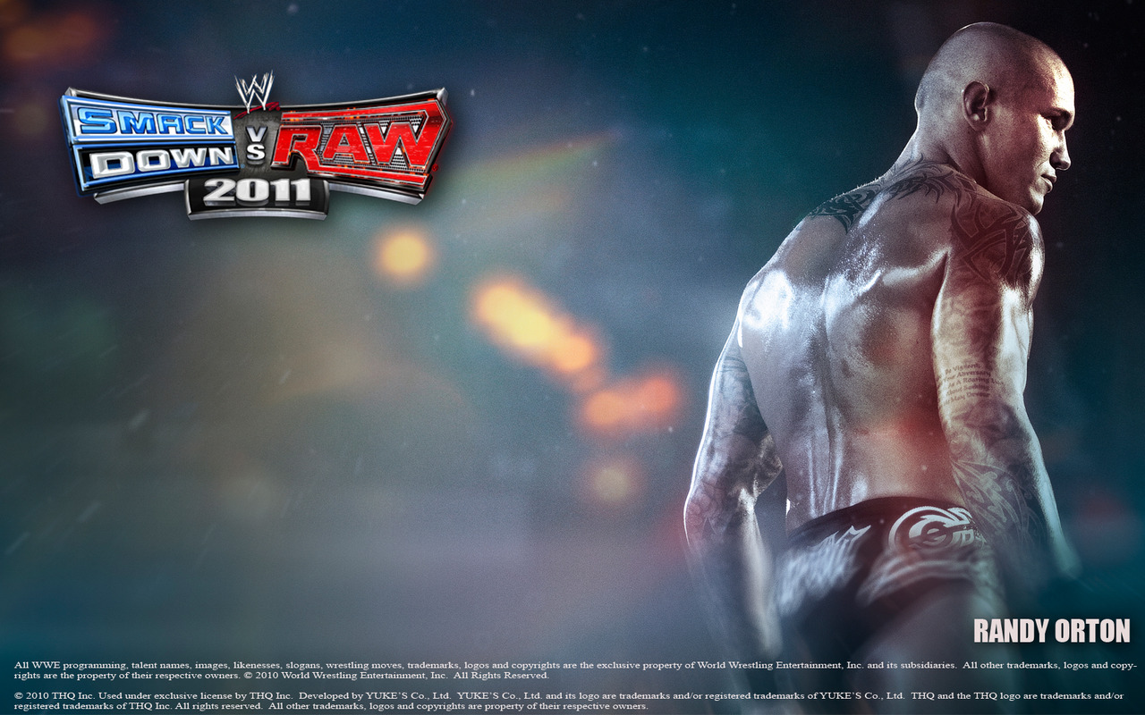 Wwe Smackdown Vs Raw 2011 Randy Orton - HD Wallpaper 