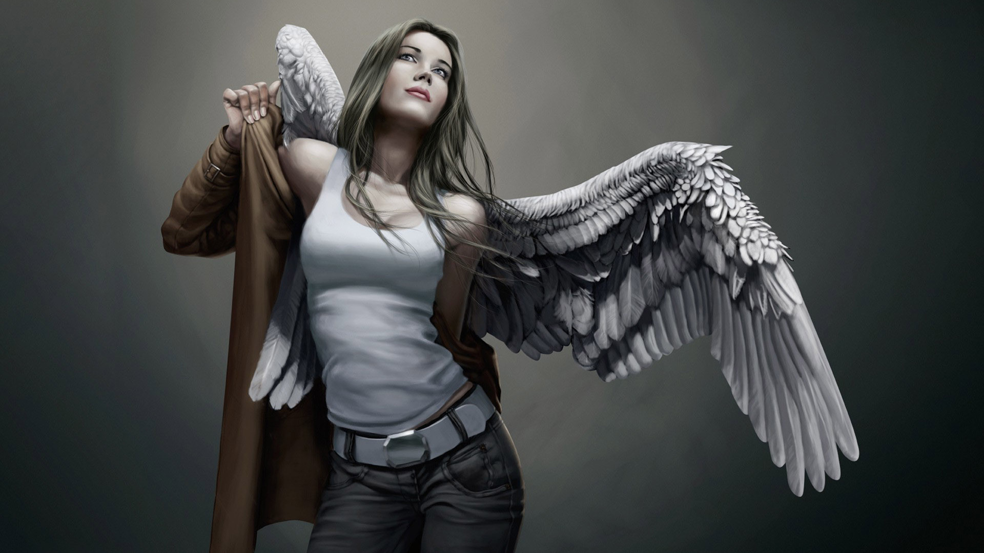 Angel Digital Art Hd Wallpaper - Angel Women - HD Wallpaper 