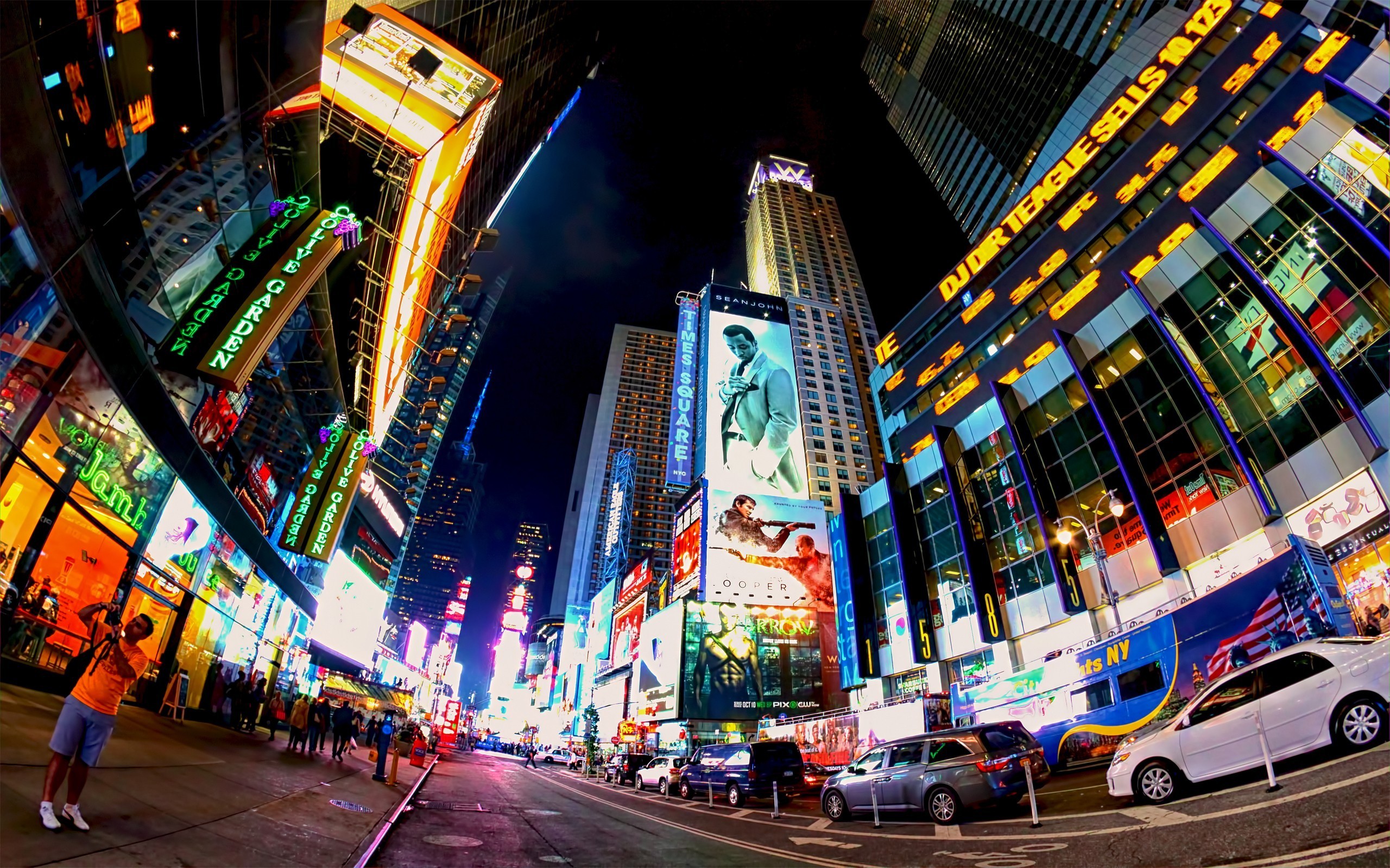 Times Square New York City United States Hd Wallpaper - Times Square Hd - HD Wallpaper 