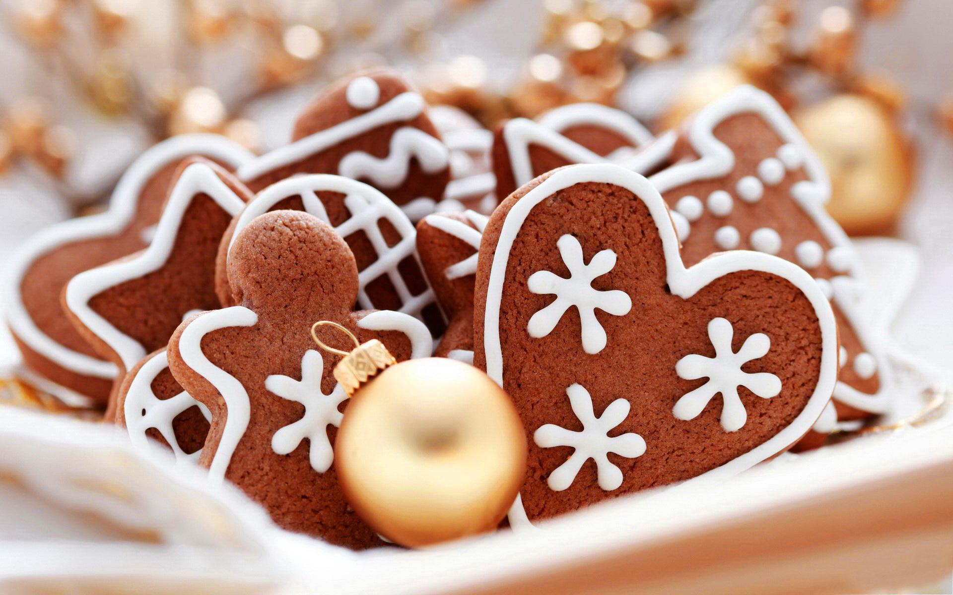 Christmas Cookie Wallpaper Hd - HD Wallpaper 