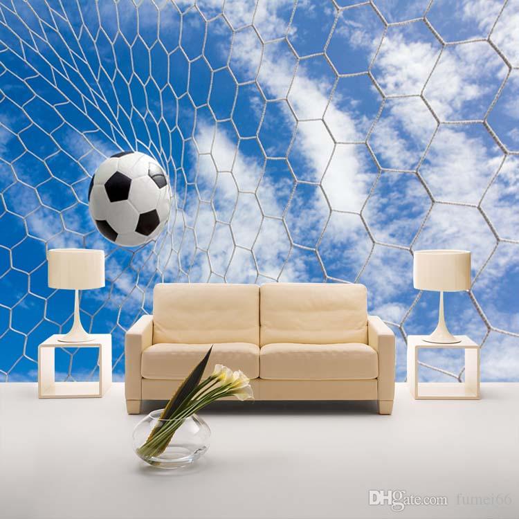 Boys Rooms Wall Paper Football - HD Wallpaper 