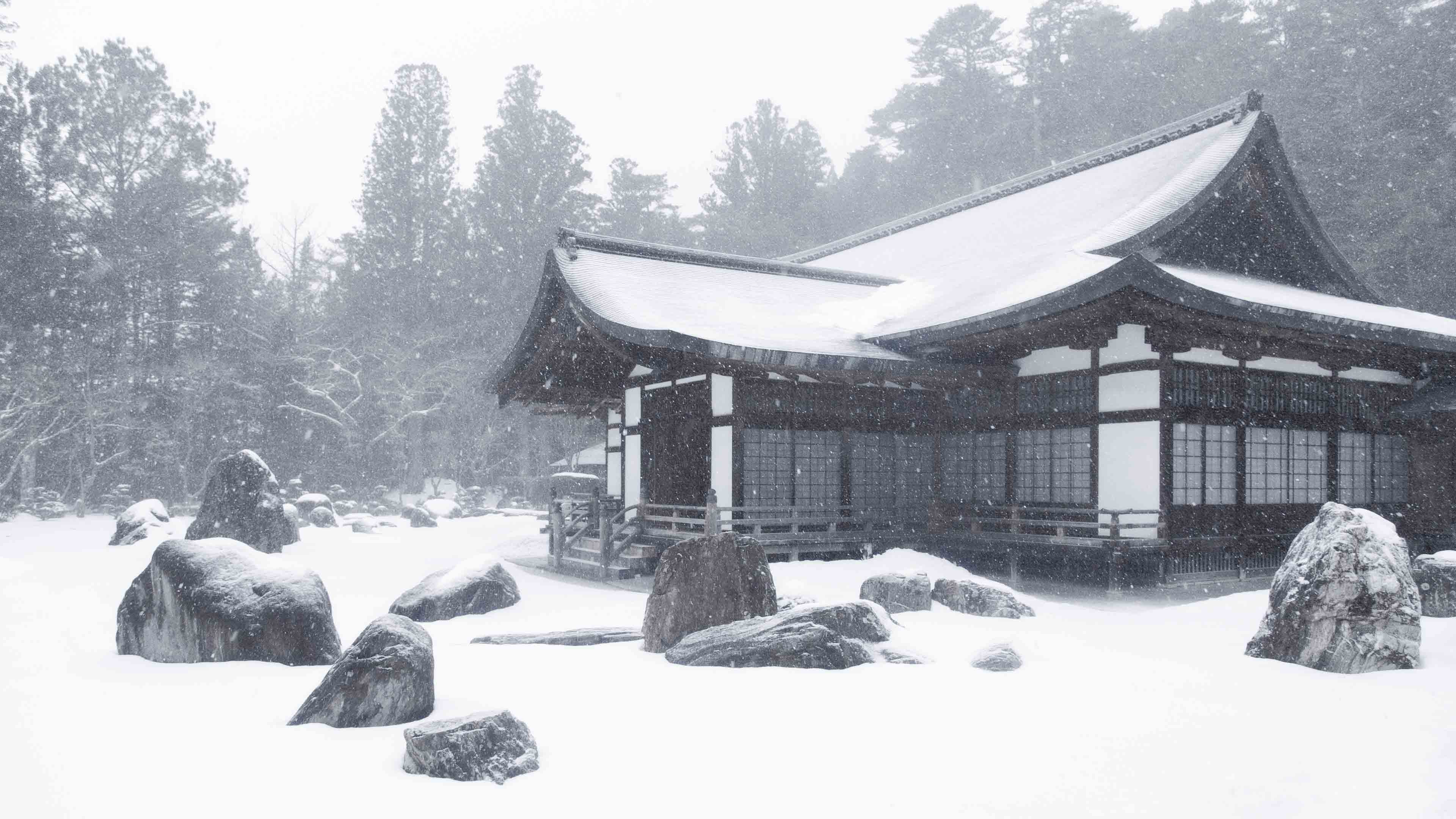 Snow Globe Live Wallpaper - Kongōbu-ji - HD Wallpaper 