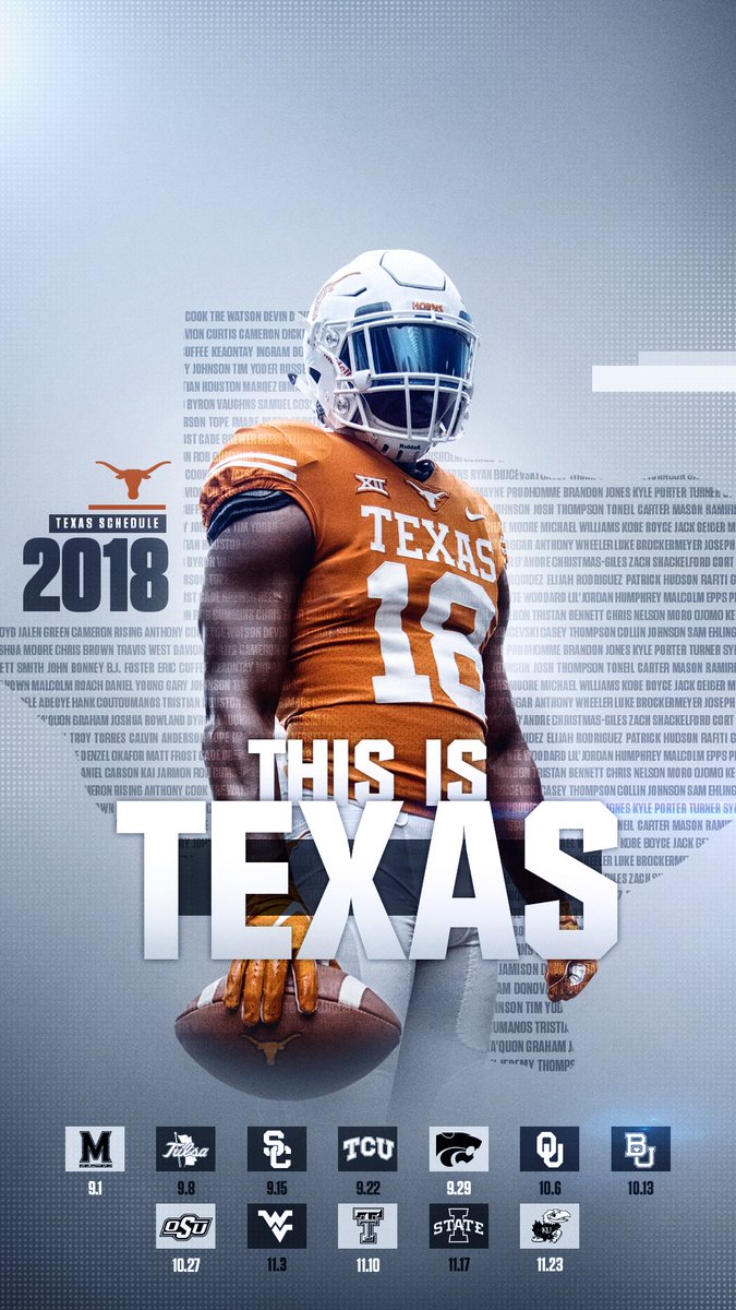 Texas Longhorns Football 2018 - HD Wallpaper 
