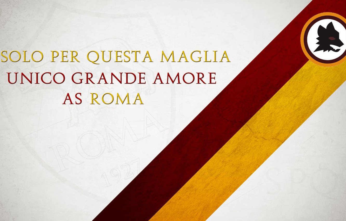 Photo Wallpaper Wallpaper, Sport, Logo, Football, As - A.s. Roma - HD Wallpaper 