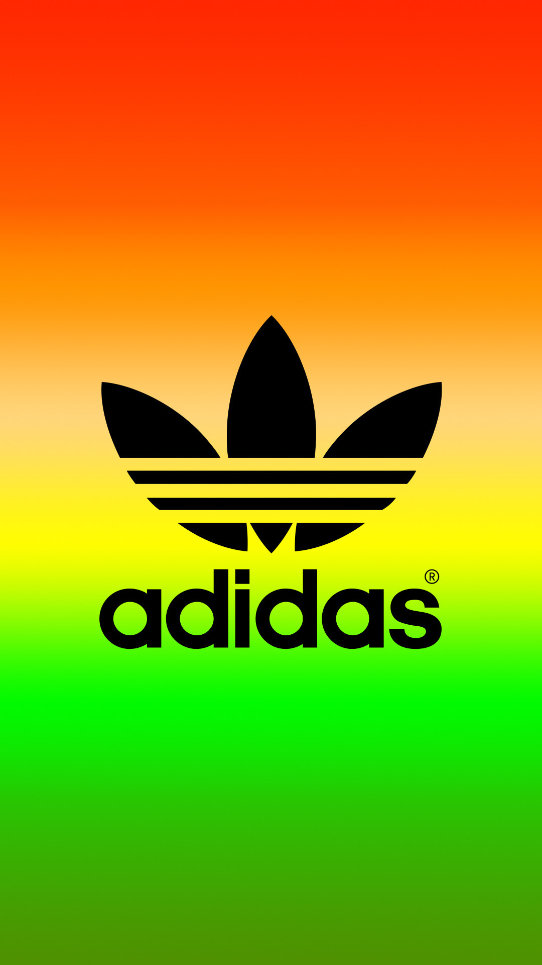 1080x1920, Adidas Logo Rasta Color Iphone Wallpaper - Iphone Logo Wallpaper Adidas - HD Wallpaper 