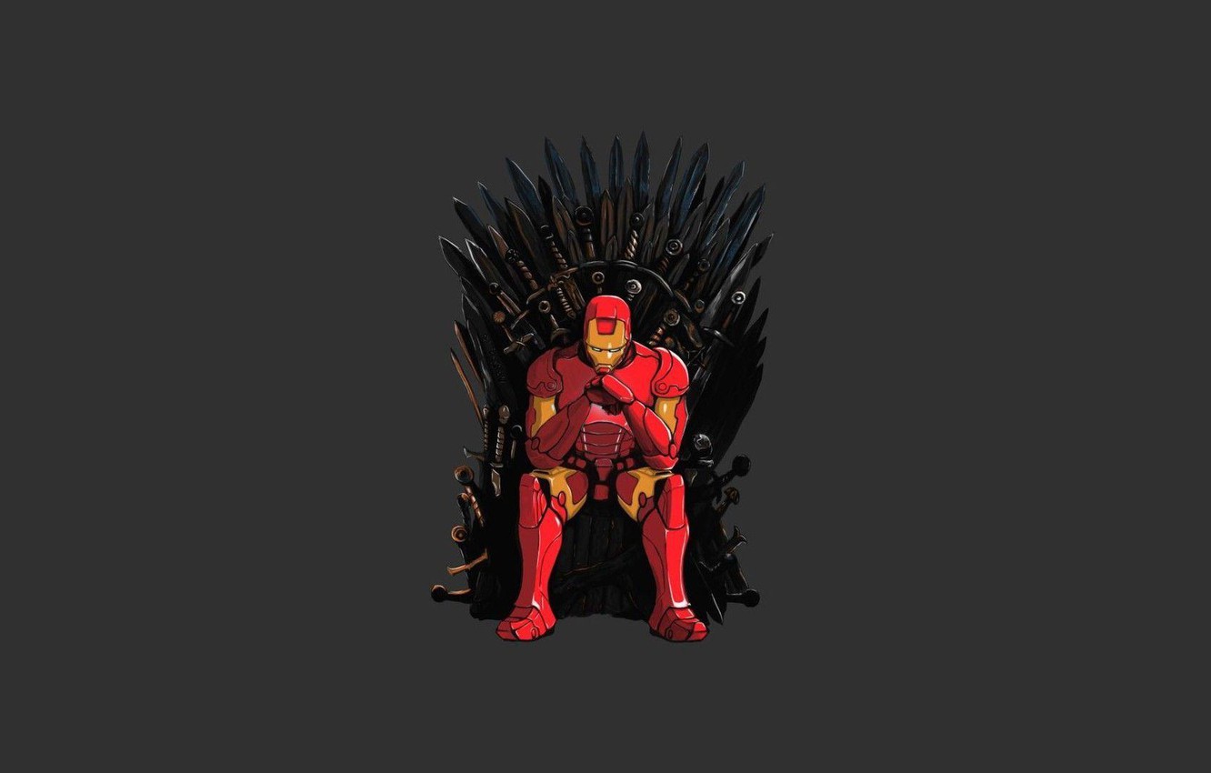 Photo Wallpaper Game Of Thrones, Iron Man, Tony Stark, - Wallpaper - HD Wallpaper 