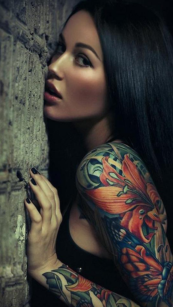 Tattoo Girl - HD Wallpaper 