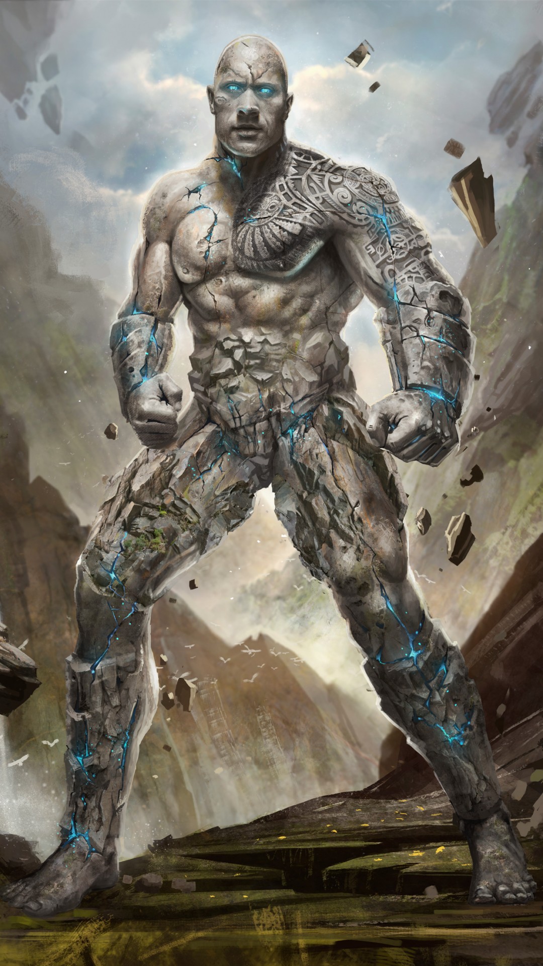 Wwe Immortals The Rock Stone Watcher - HD Wallpaper 