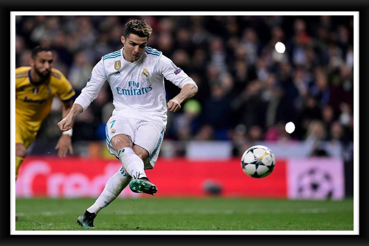 Ronaldo Shooting A Penalty - HD Wallpaper 