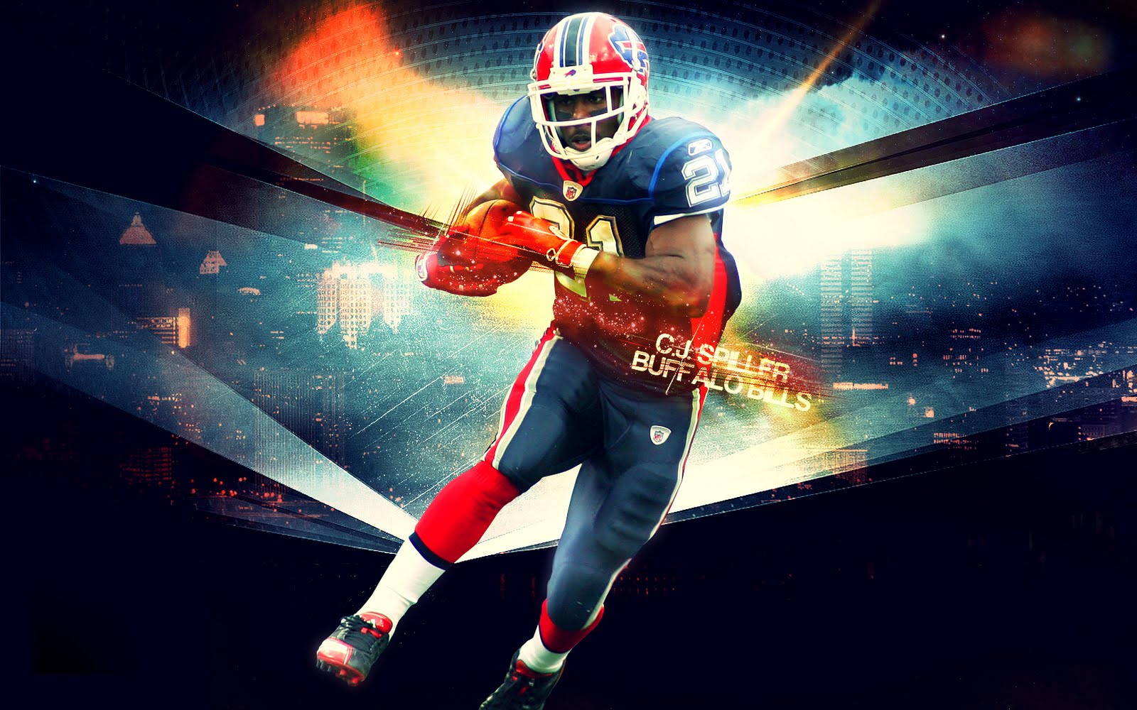 Football Wallpapers Nfl Wallpaper - Cj Spiller - HD Wallpaper 