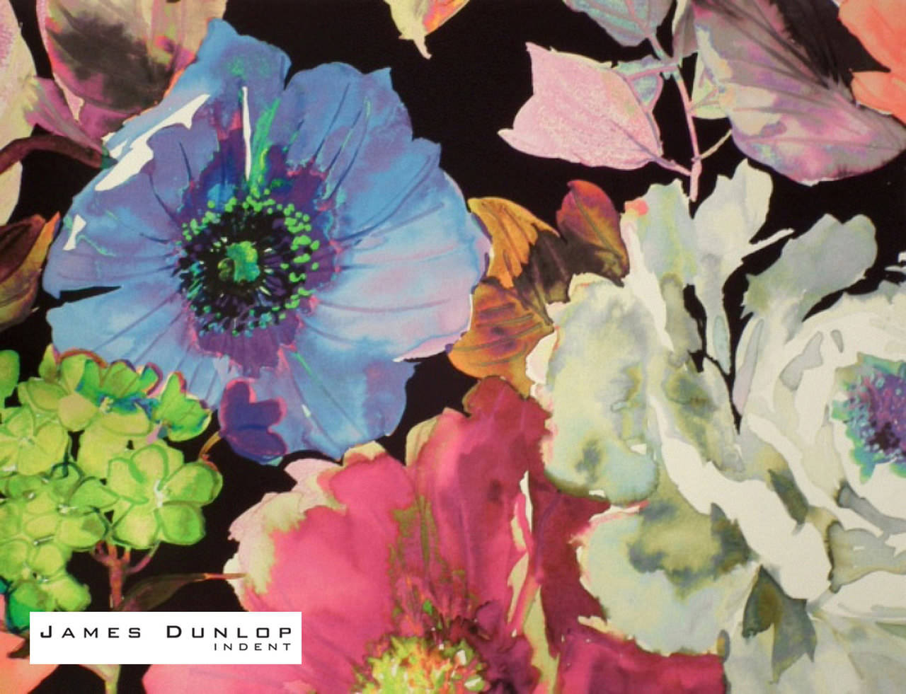 James Dunlop Textiles Flowers - HD Wallpaper 