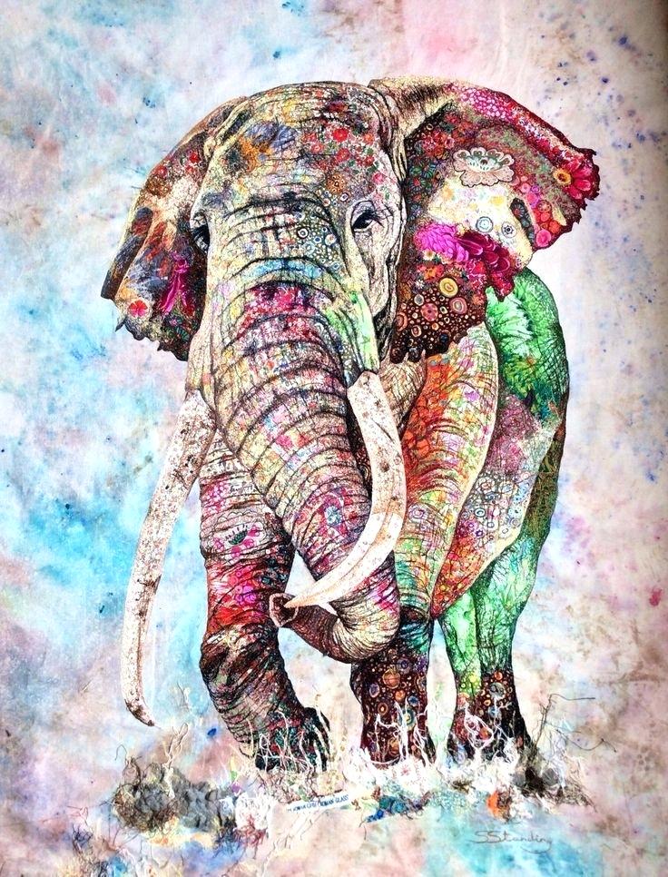 Artistic Elephant - HD Wallpaper 