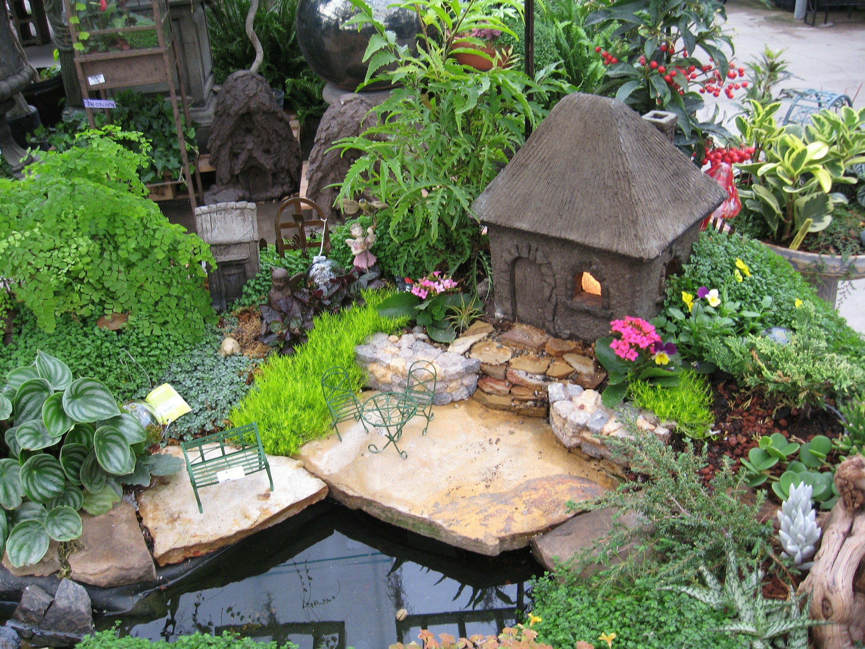 Diy Fairy Garden Ideas For Your Home Home Made Patio - Fairy Garden Path Ideas - HD Wallpaper 