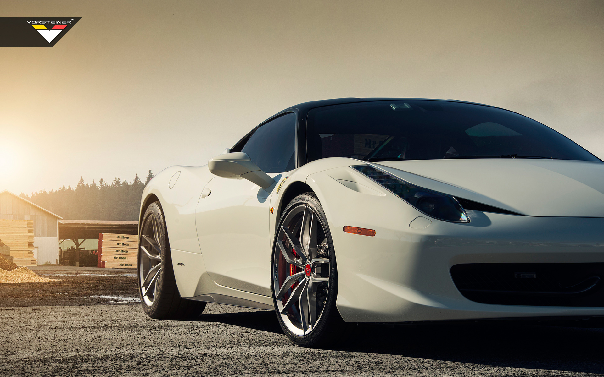 Ferrari 458 Italia Vorsteiner V Ff 105 Wheels4 Wallpaper - High Resolution Car Wallpaper Hd - HD Wallpaper 