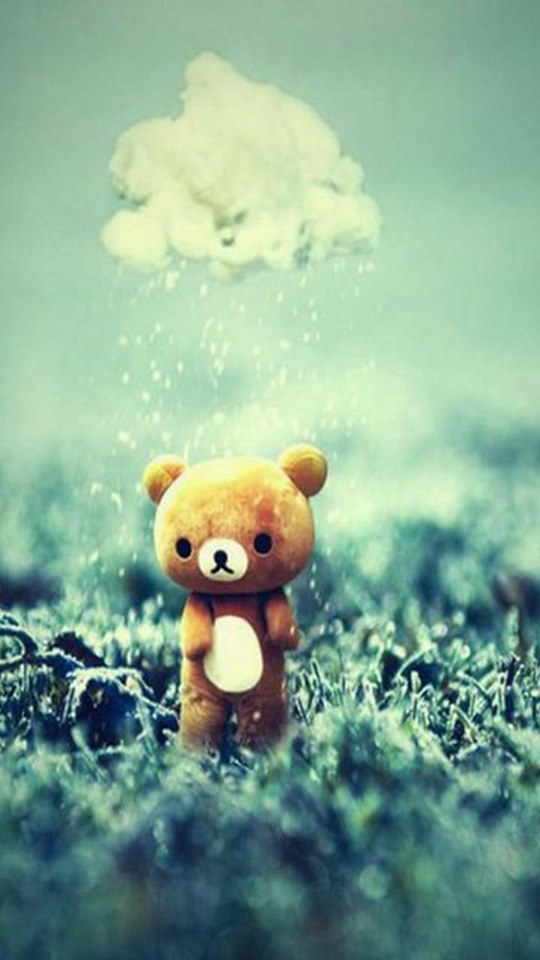 Cute Teddy Bear Wallpaper Hd - HD Wallpaper 