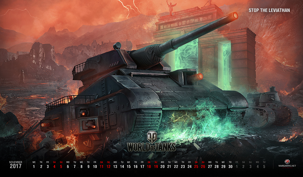 World Of Tanks Halloween Leviathan - HD Wallpaper 