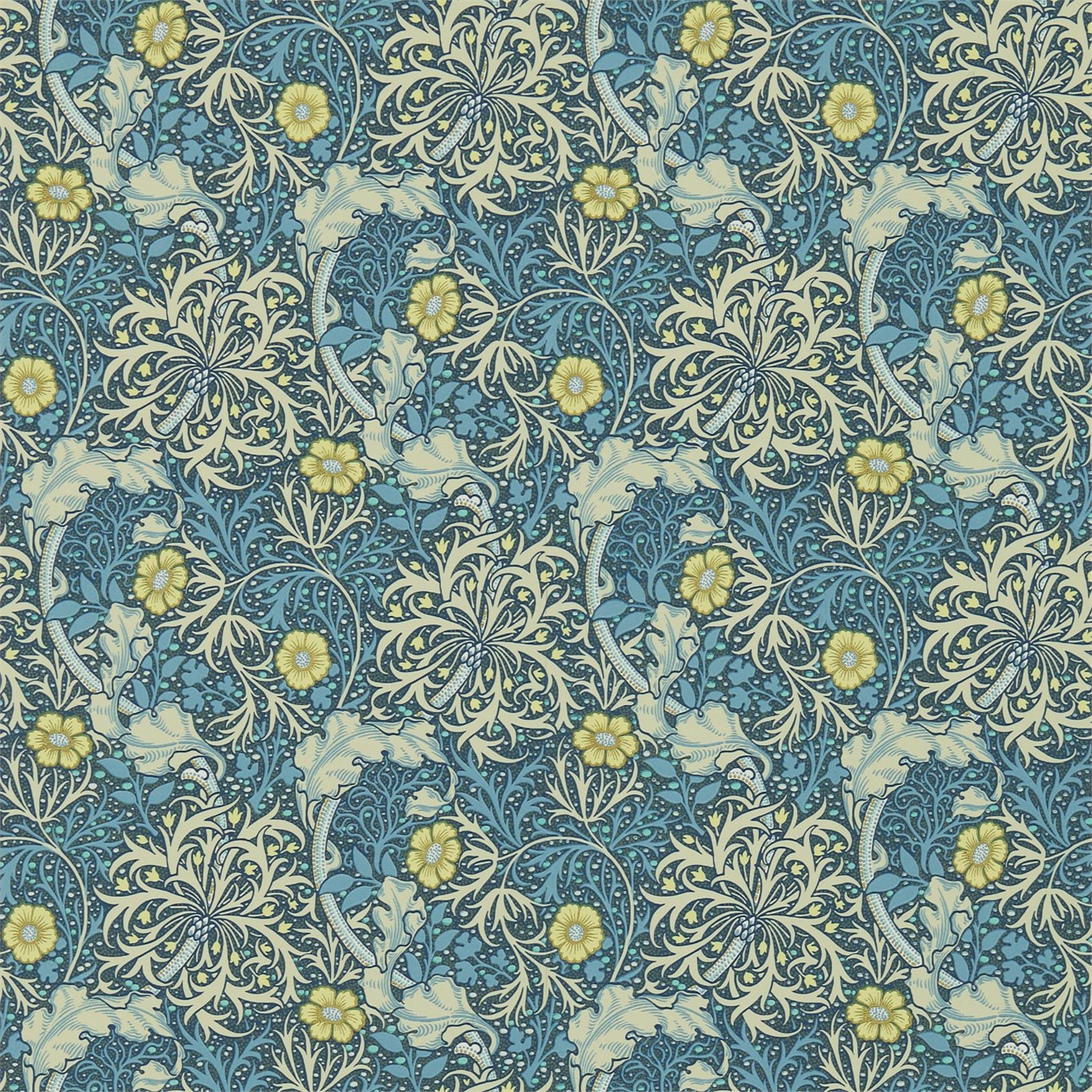 Morris Seaweed, A Wallpaper By Morris & Co - William Morris Wallpaper Seaweed - HD Wallpaper 