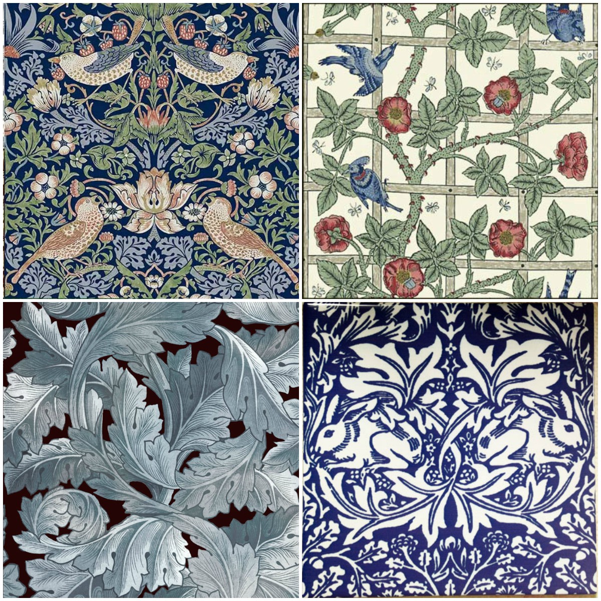 William Morris Wallpapers Collage - HD Wallpaper 
