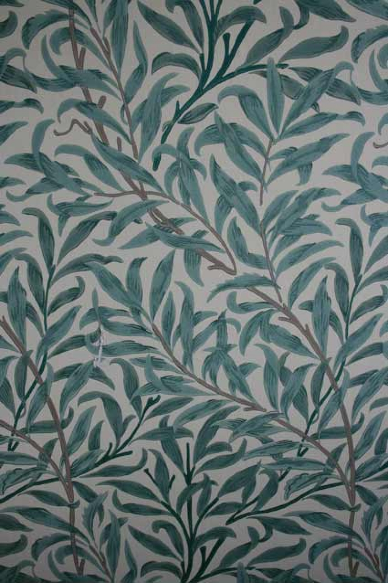 Green William Morris Willow - HD Wallpaper 