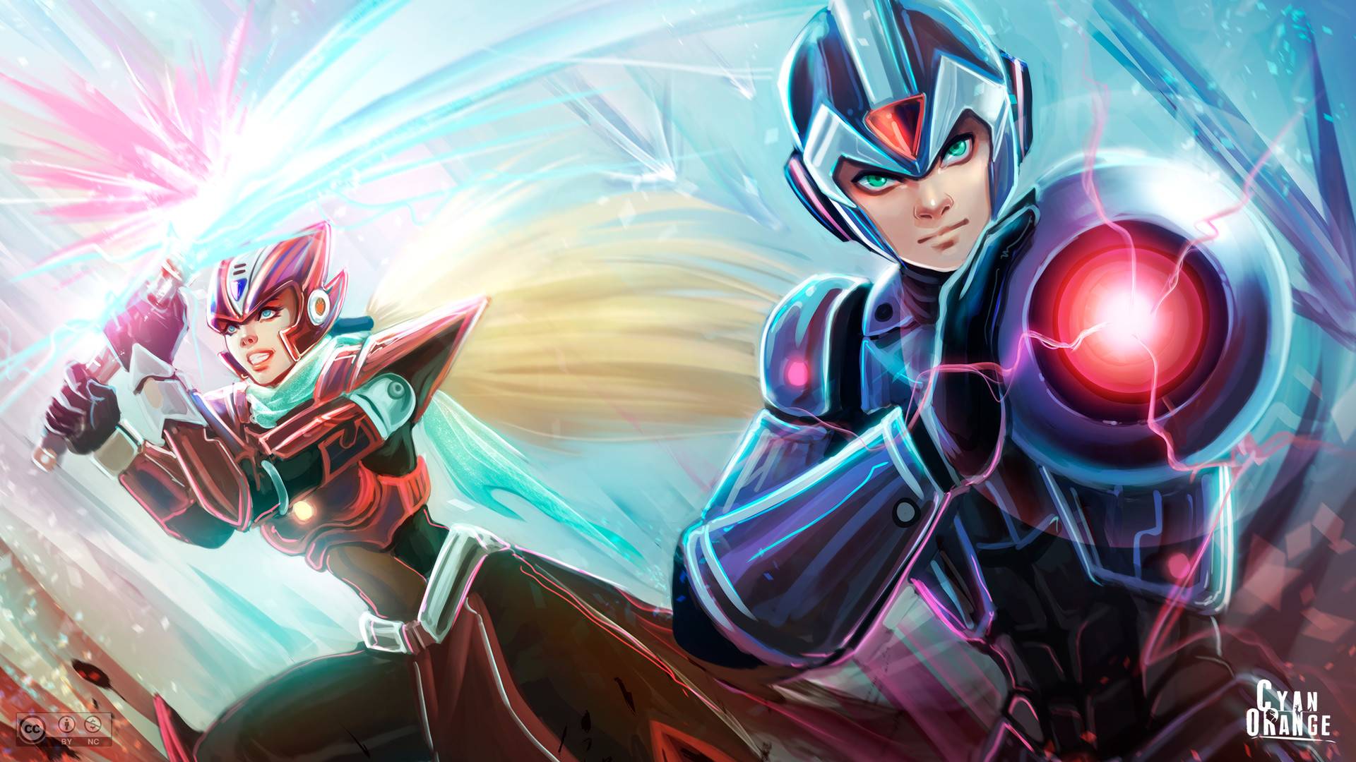 Mega Man Zero Fan Art - HD Wallpaper 