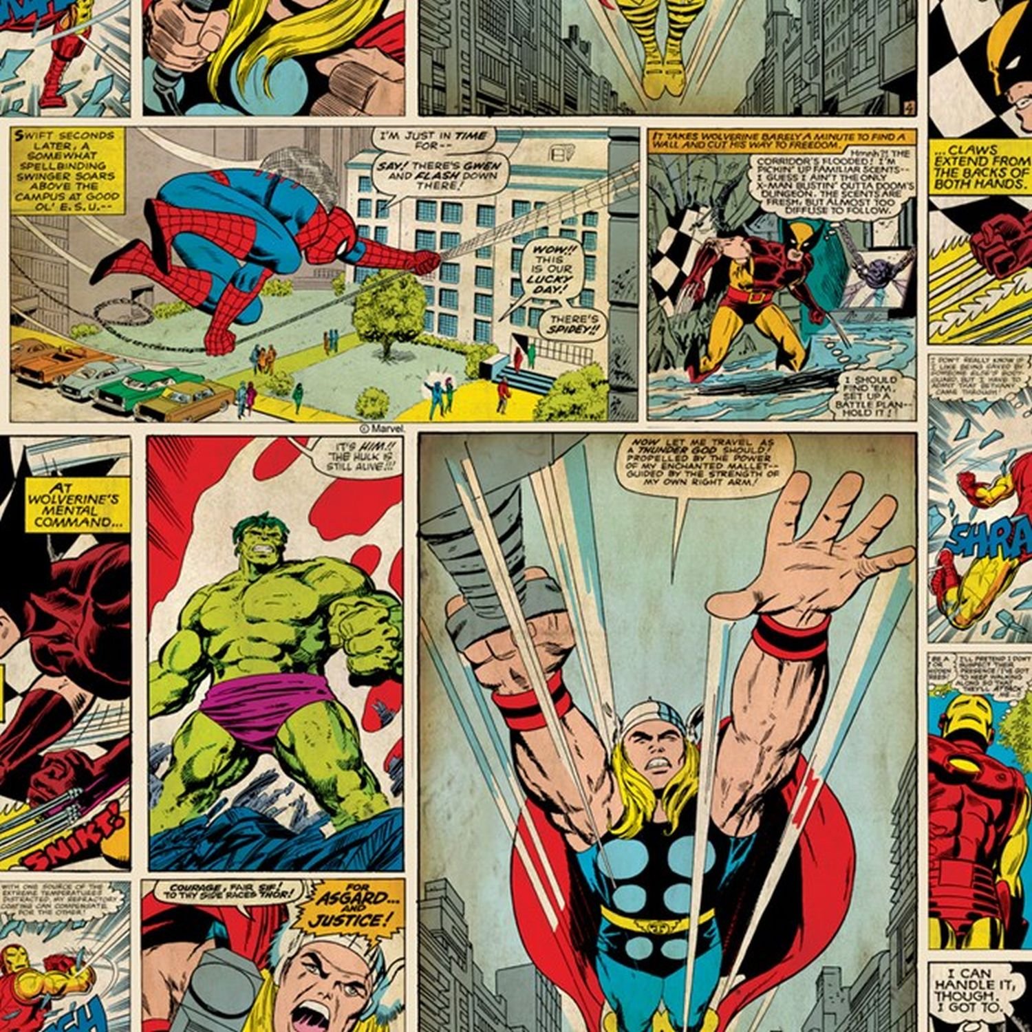 Avengers Marvel Comic Strips - HD Wallpaper 