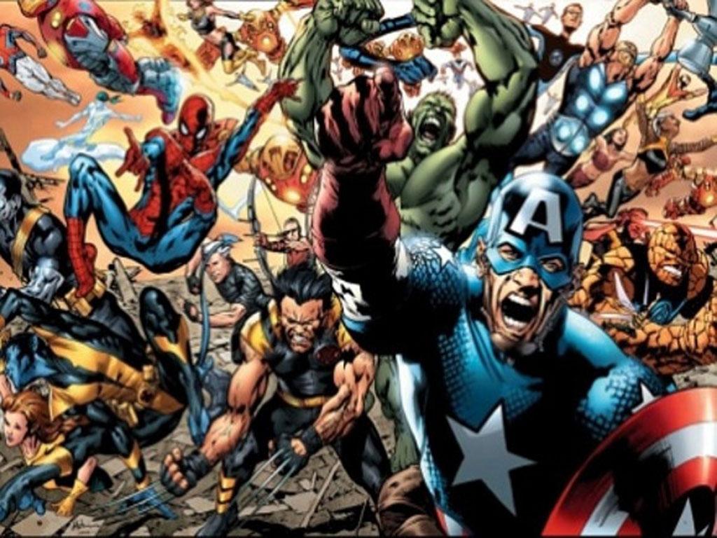 Marvel Comics Heroes - HD Wallpaper 