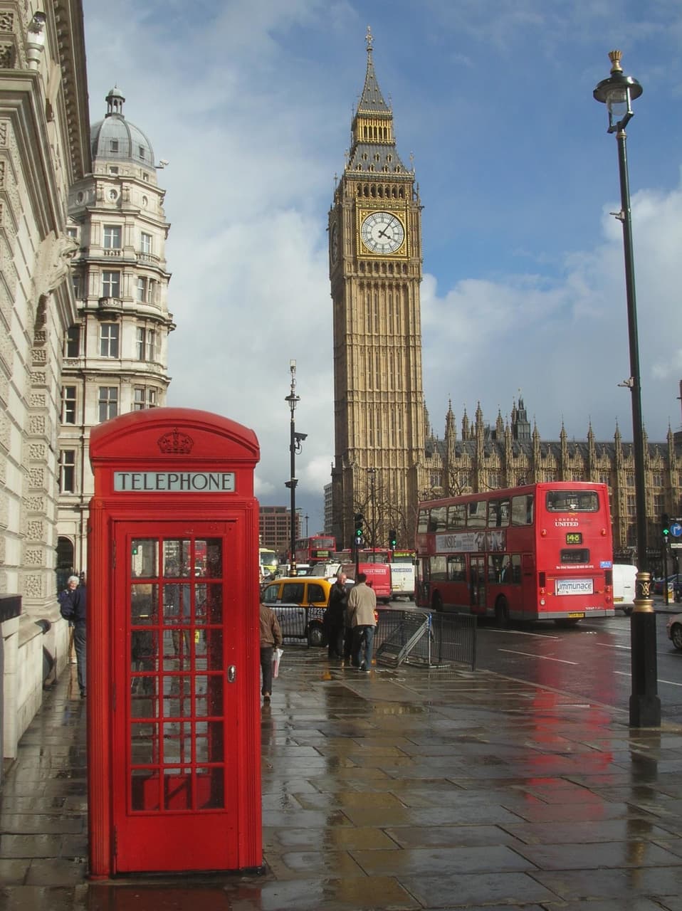 London, Big Ben, And Telephone Image - Big Ben - HD Wallpaper 