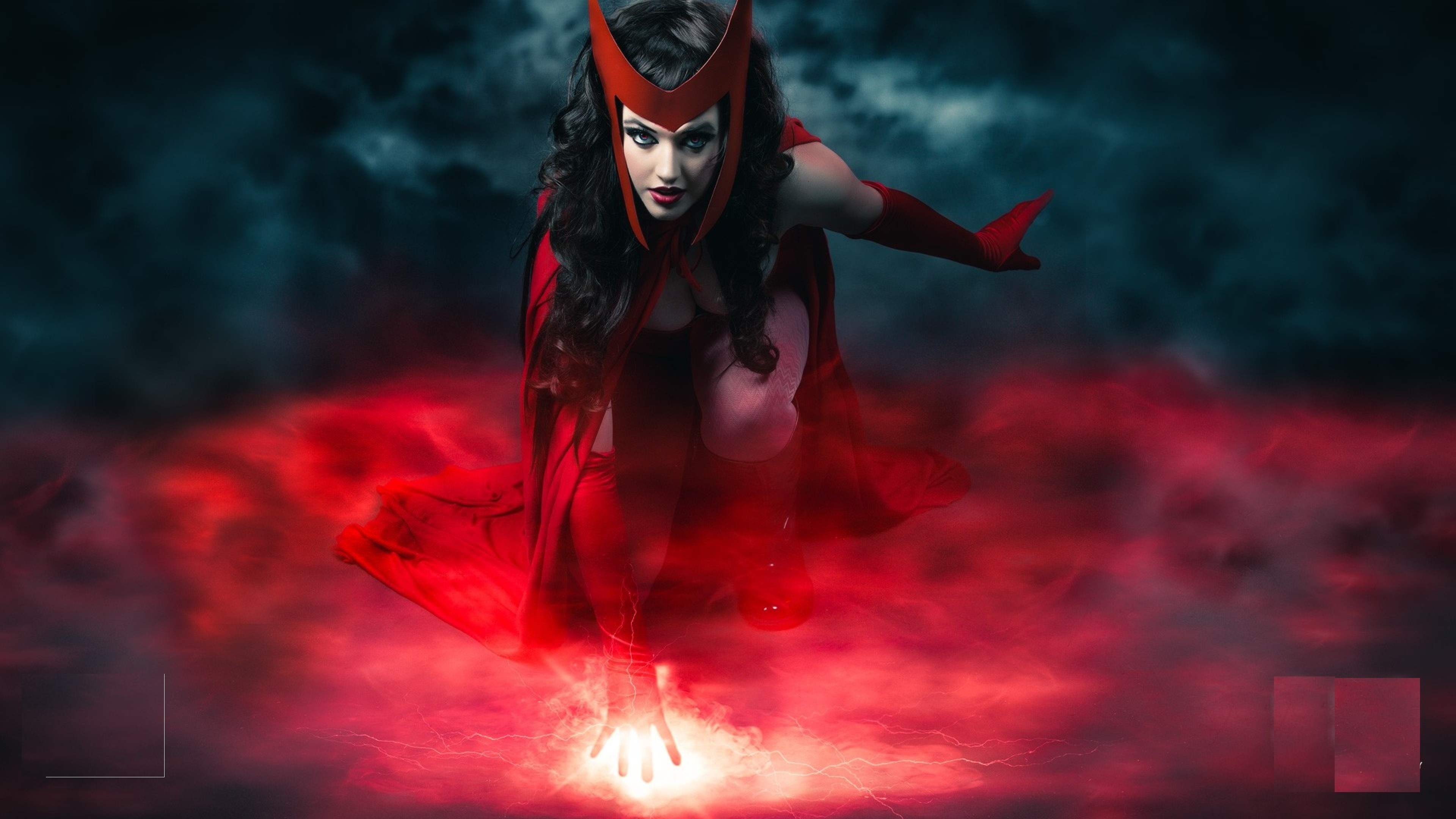 Scarlet Witch Superhero 4k Wallpaper - Scarlet Witch Wallpaper 4k - HD Wallpaper 