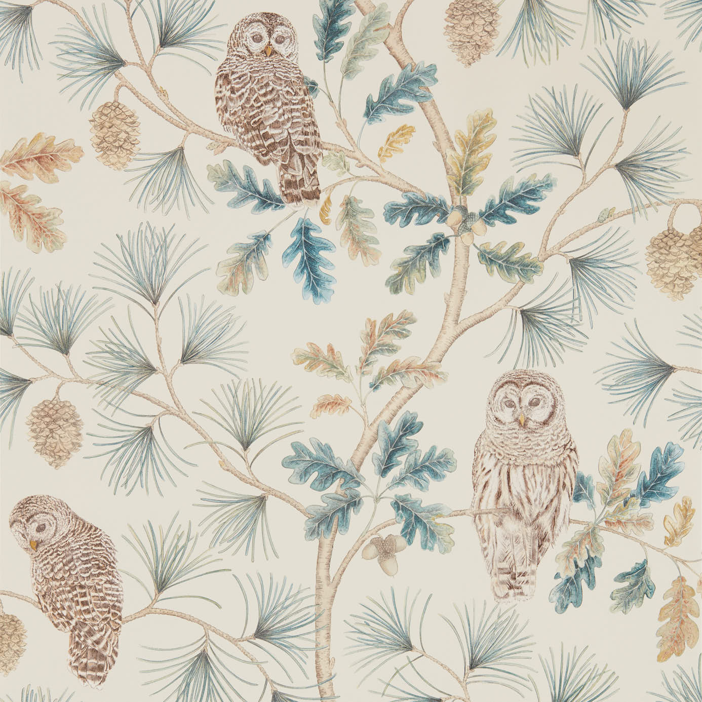 Owlswick , A Wallpaper By Sanderson, Part Of The Elysian - HD Wallpaper 