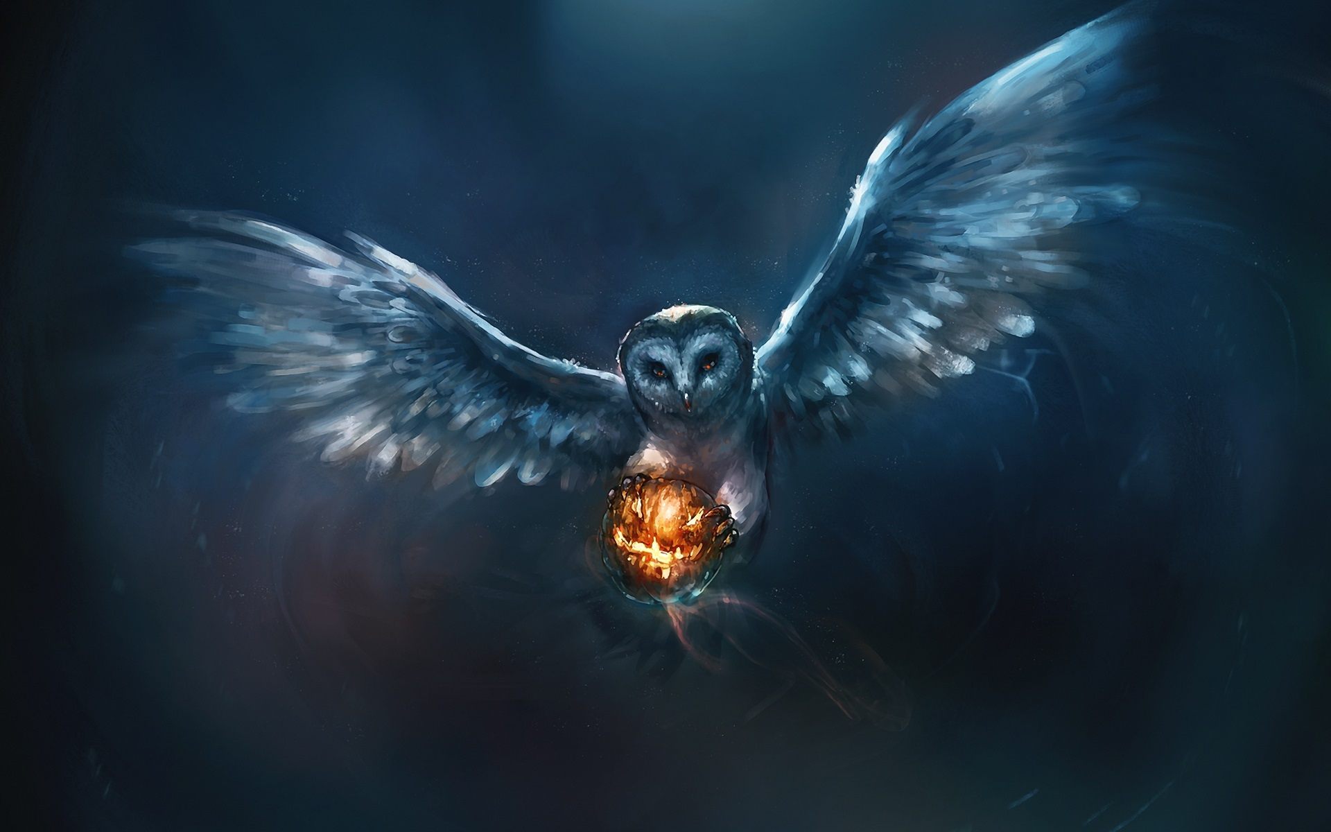 Halloween Owl Wallpaper - Owl Wallpaper Full Hd - HD Wallpaper 