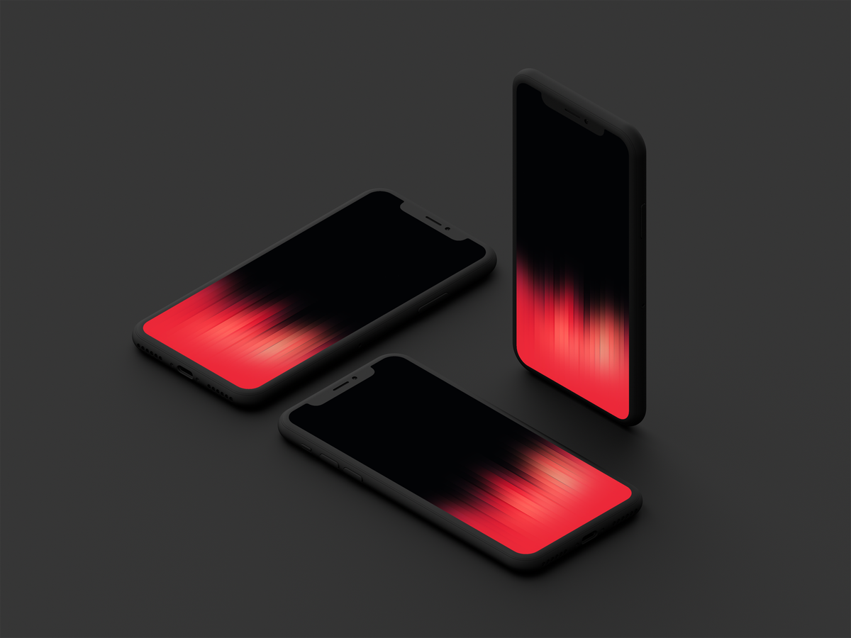 Iphone Xr Black And Red - HD Wallpaper 