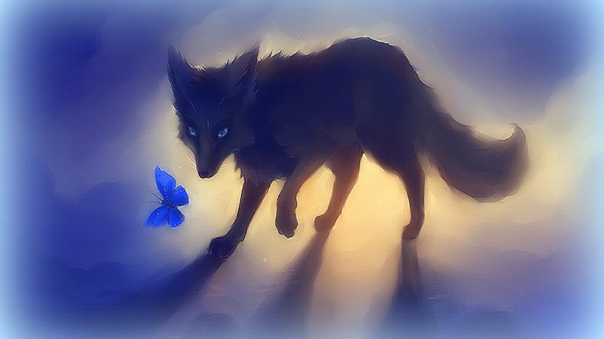 Black Fox - HD Wallpaper 