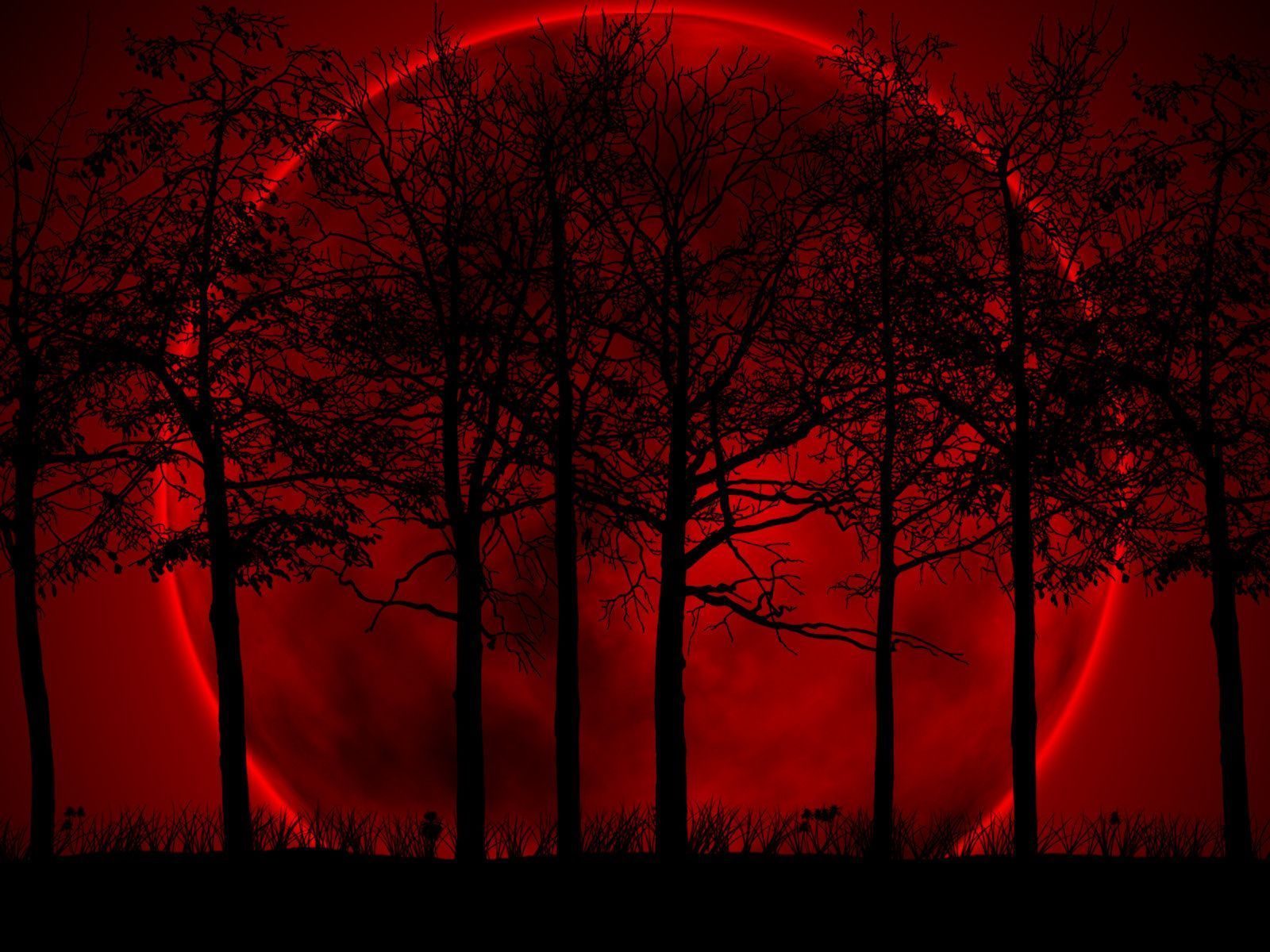 Black Red Hd Backgrounds - Blood Red Moon - HD Wallpaper 