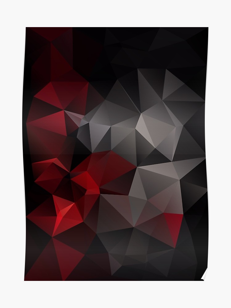 Dark Grey And Red Background