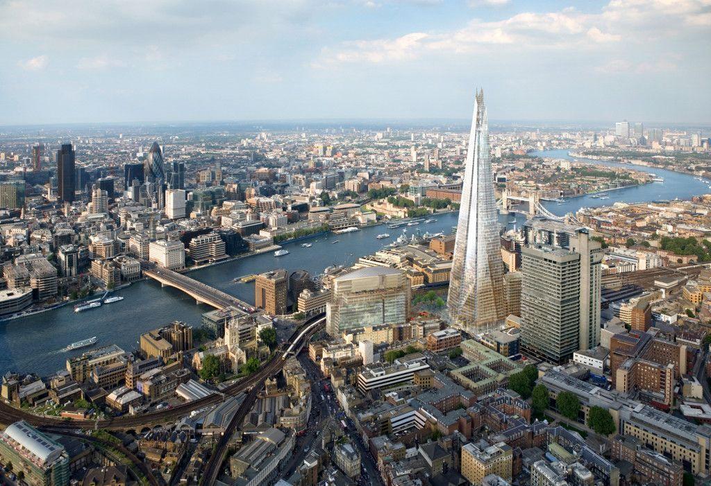 Amazing London The Shard Desktop Image Wallpapers Hd, - London Bird's Eye View - HD Wallpaper 