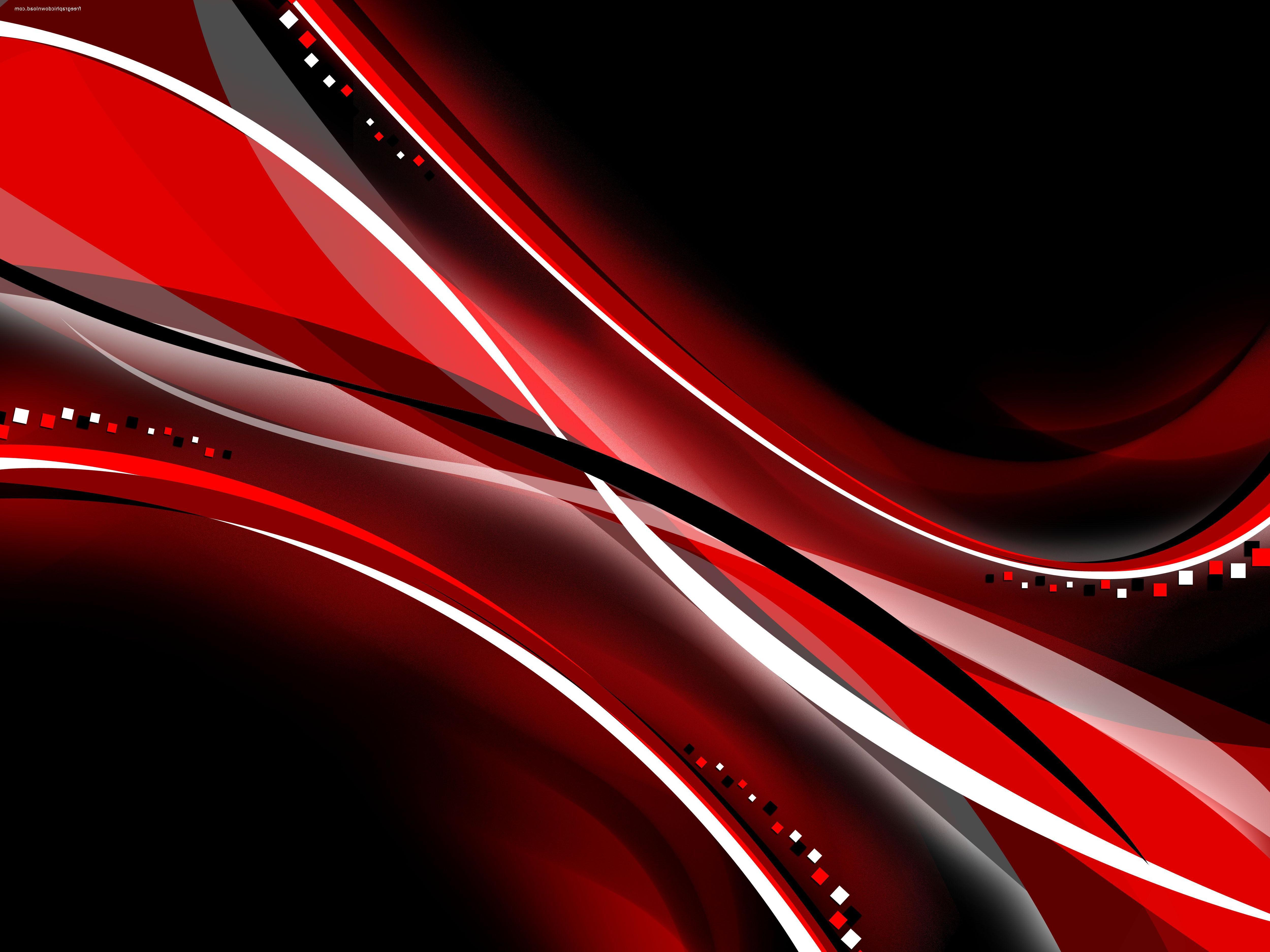 Black And Red Swirl Abstract K Wallpapers Free K Wallpaper - Red Black White Abstract - HD Wallpaper 