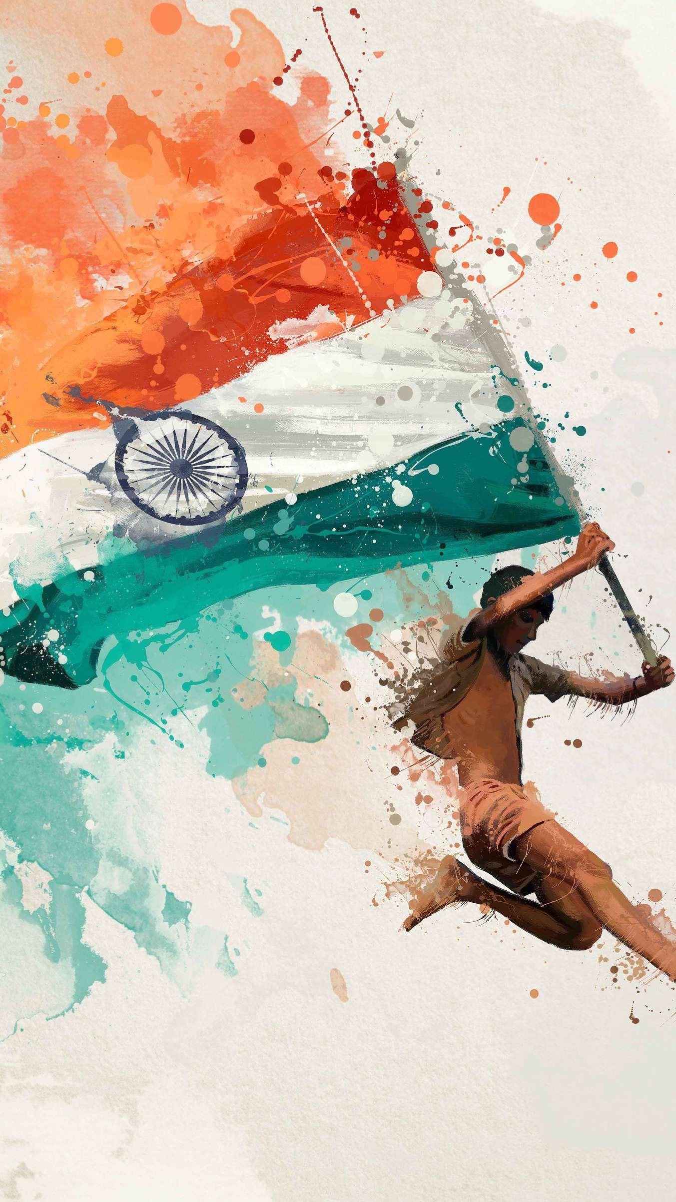 Indian Independence Day Art - HD Wallpaper 