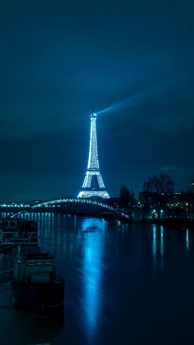 Eiffel Tower, France, Paris, 4k, 5k - Iphone Eiffel Tower Night Hd - HD Wallpaper 