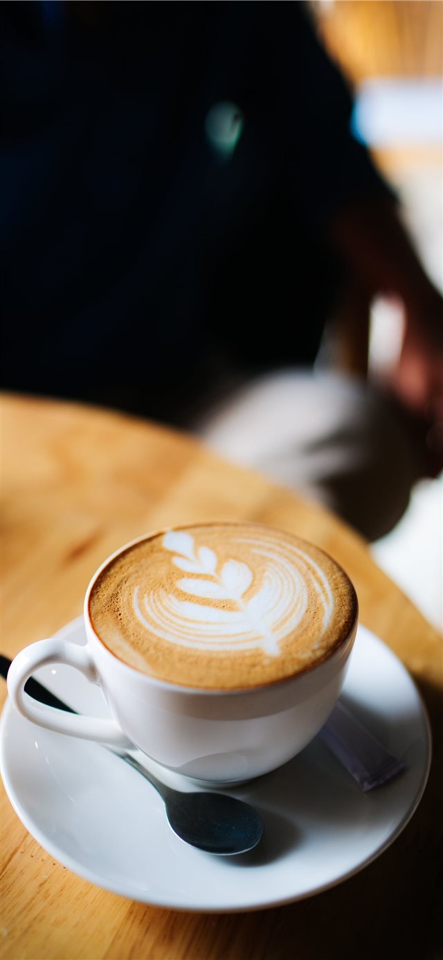 Coffee Iphone X Wallpaper - Latte Art Iphone - HD Wallpaper 
