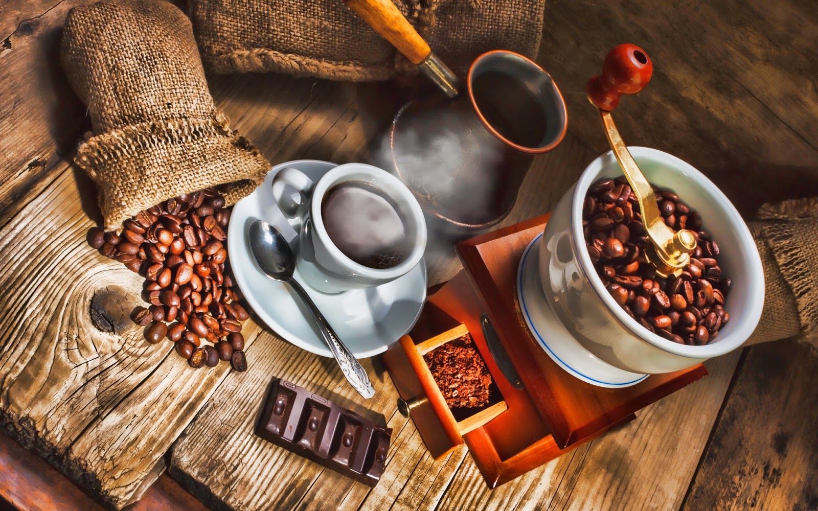 Coffee Beans - HD Wallpaper 