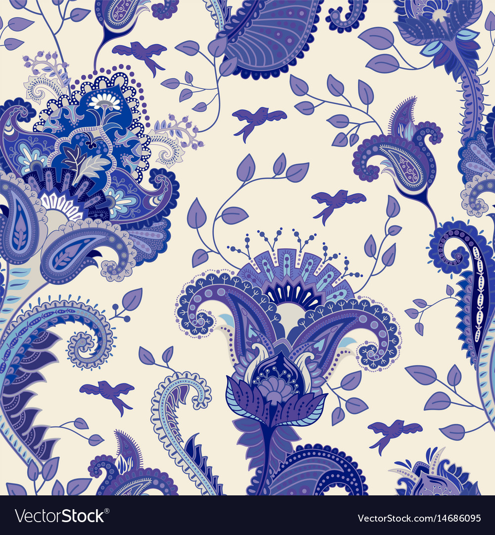 Motif Fleur Indien - HD Wallpaper 