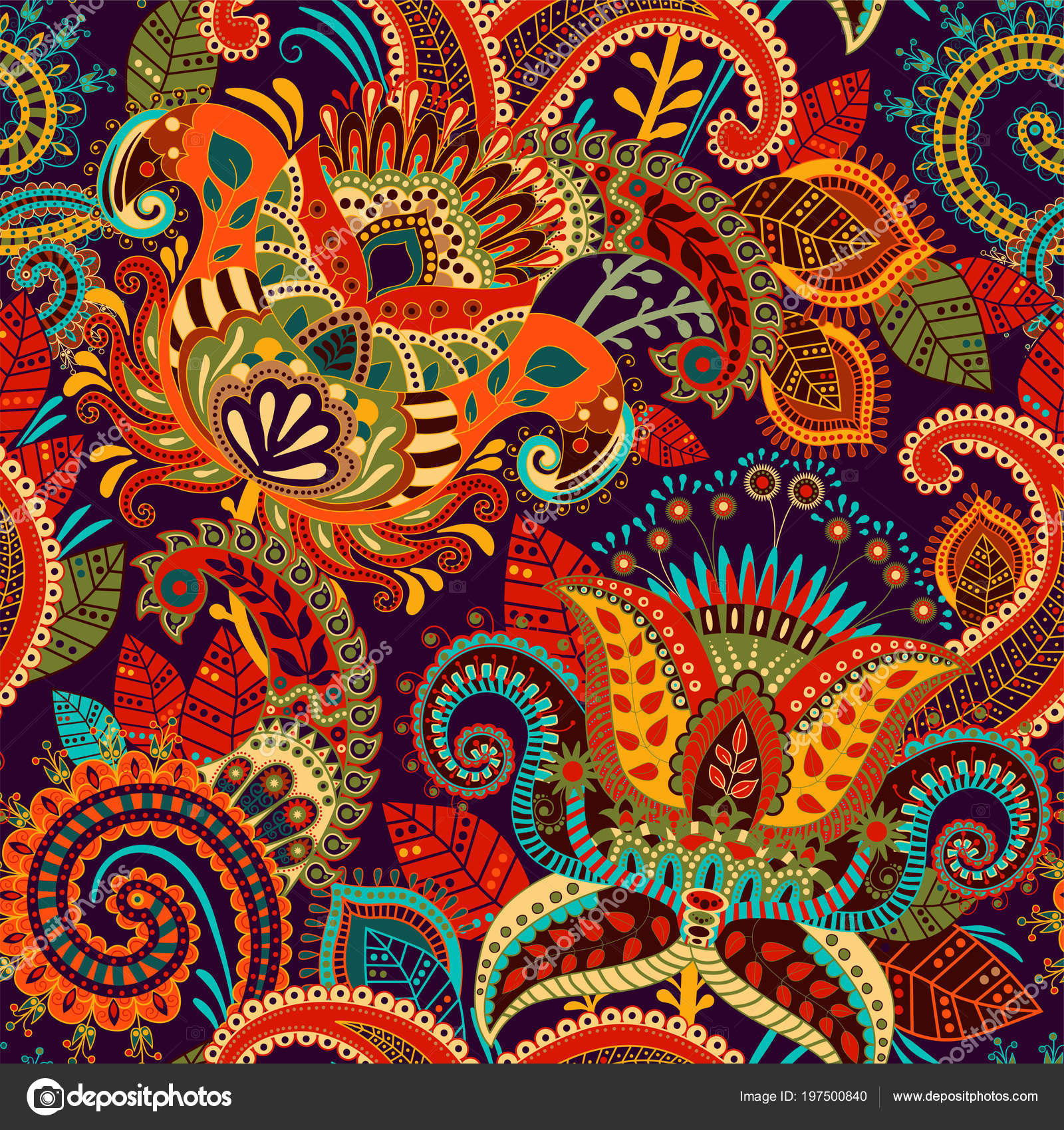 Paisley Pattern - HD Wallpaper 