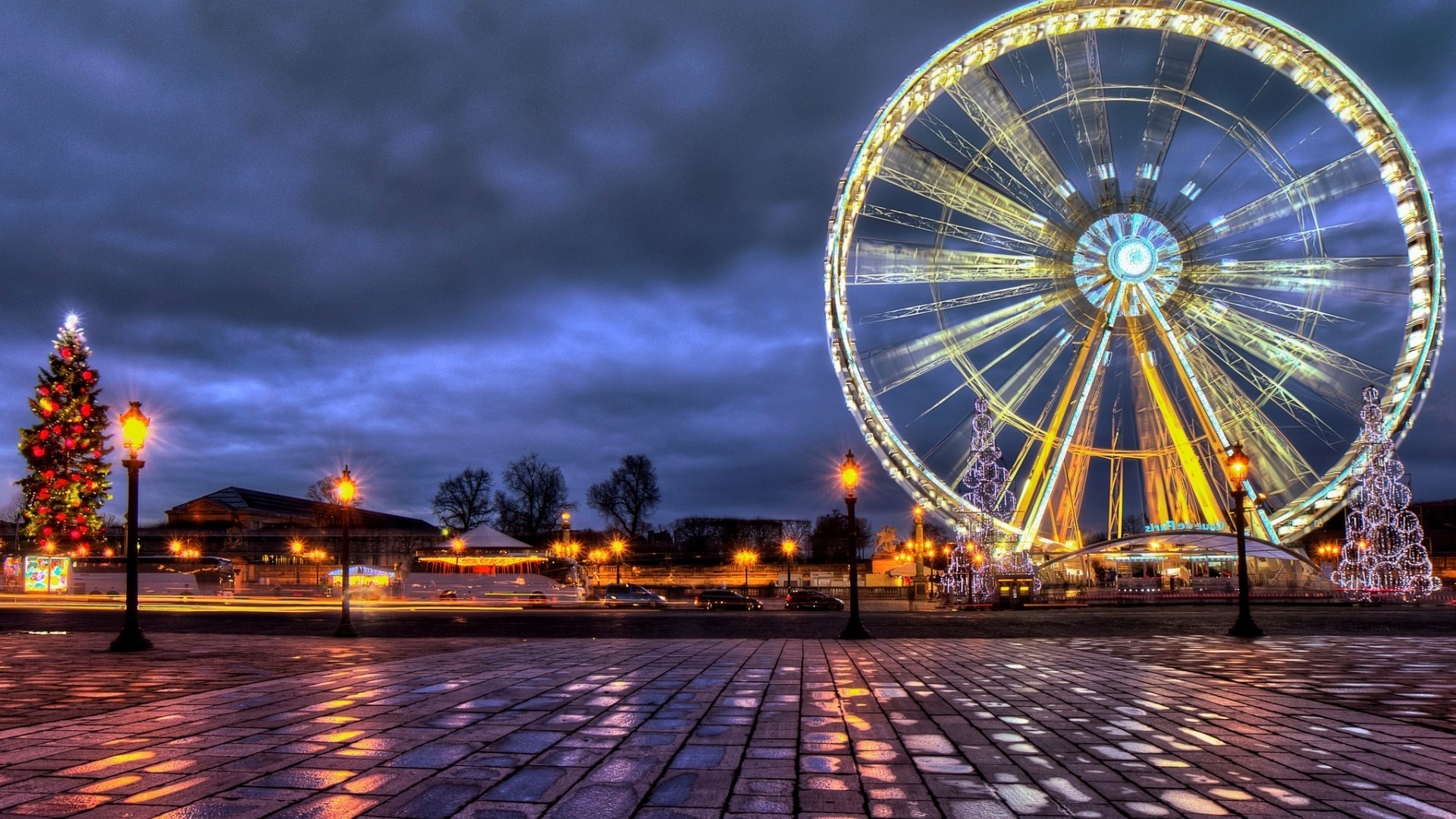 Paris France Wallpaper Background - HD Wallpaper 