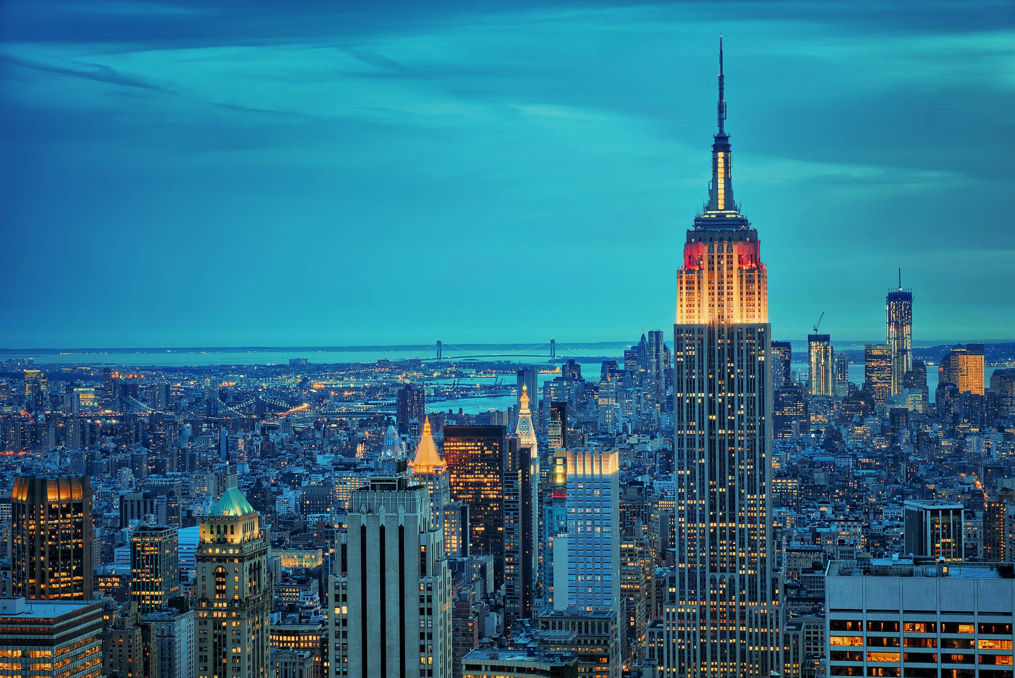 New York Wallpaper - Empire State Building - HD Wallpaper 