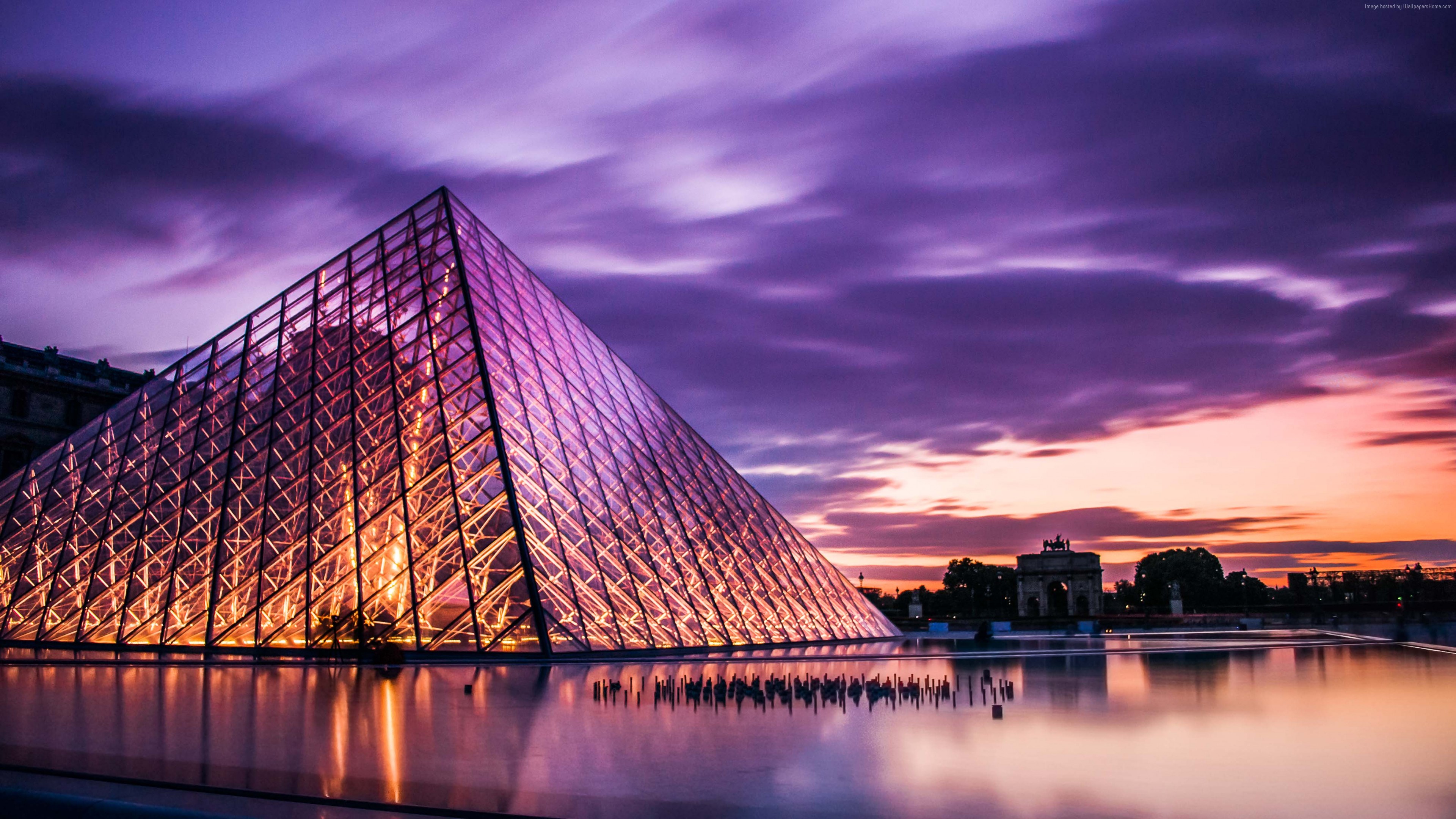 Louvre - HD Wallpaper 