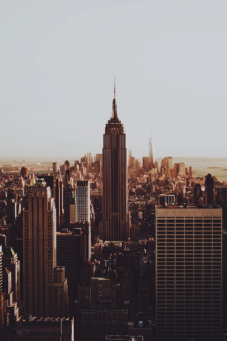 Empire State Building, New York, Nature, Skyscraper, - HD Wallpaper 